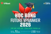 VPBank khởi động Học bổng Future VPBanker 2026, tiếp nối hành trình vun đắp tài năng trẻ