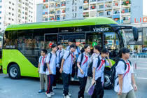 Quảng Ninh triển khai xe bus điện miễn phí đưa đón học sinh đến trường