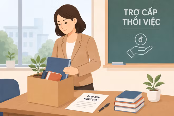 Cán bộ quản lý, GV đơn phương chấm dứt hợp đồng lao động có được hưởng trợ cấp thôi việc không?