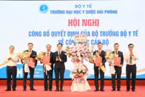 Bộ Y tế bổ nhiệm 3 phó hiệu trưởng Trường ĐH Y Hải Phòng và Giám đốc Bệnh viện Đại học Y Hải Phòng