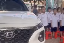 Quảng Ninh: Phường Việt Hưng yêu cầu Trường TH Lý Thường Kiệt làm rõ việc đỗ ô tô ở khu vực chào cờ 