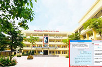 Phụ huynh bức xúc vì phải đóng quỹ lớp mới được rút học bạ, Hiệu trưởng THCS Cát Linh nói gì?