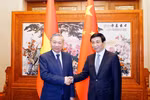 Tổng Bí thư, Chủ tịch nước Tô Lâm hội kiến Chủ tịch Chính hiệp toàn quốc Trung Quốc Vương Hộ Ninh