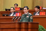 Tham luận của Đoàn đại biểu Đảng bộ Quân đội do Đại tướng Phan Văn Giang trình bày tại Đại hội XIV