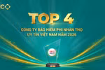 BIC lọt TOP 4 công ty bảo hiểm phi nhân thọ uy tín lần thứ hai liên tiếp