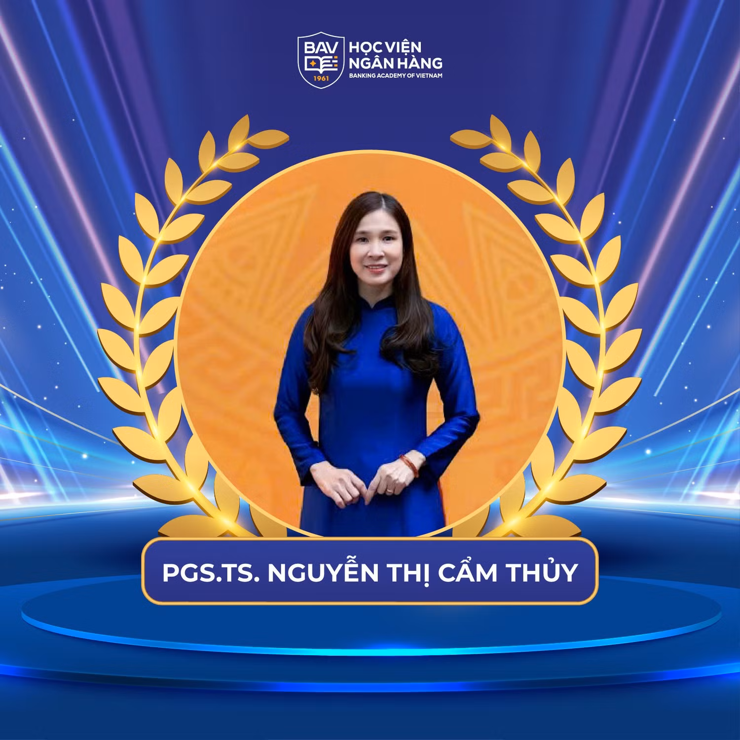 Phó giáo sư, Tiến sĩ Nguyễn Thị Cẩm Thủy - Phó Trưởng khoa Kinh doanh Quốc tế, Học viện Ngân hàng.