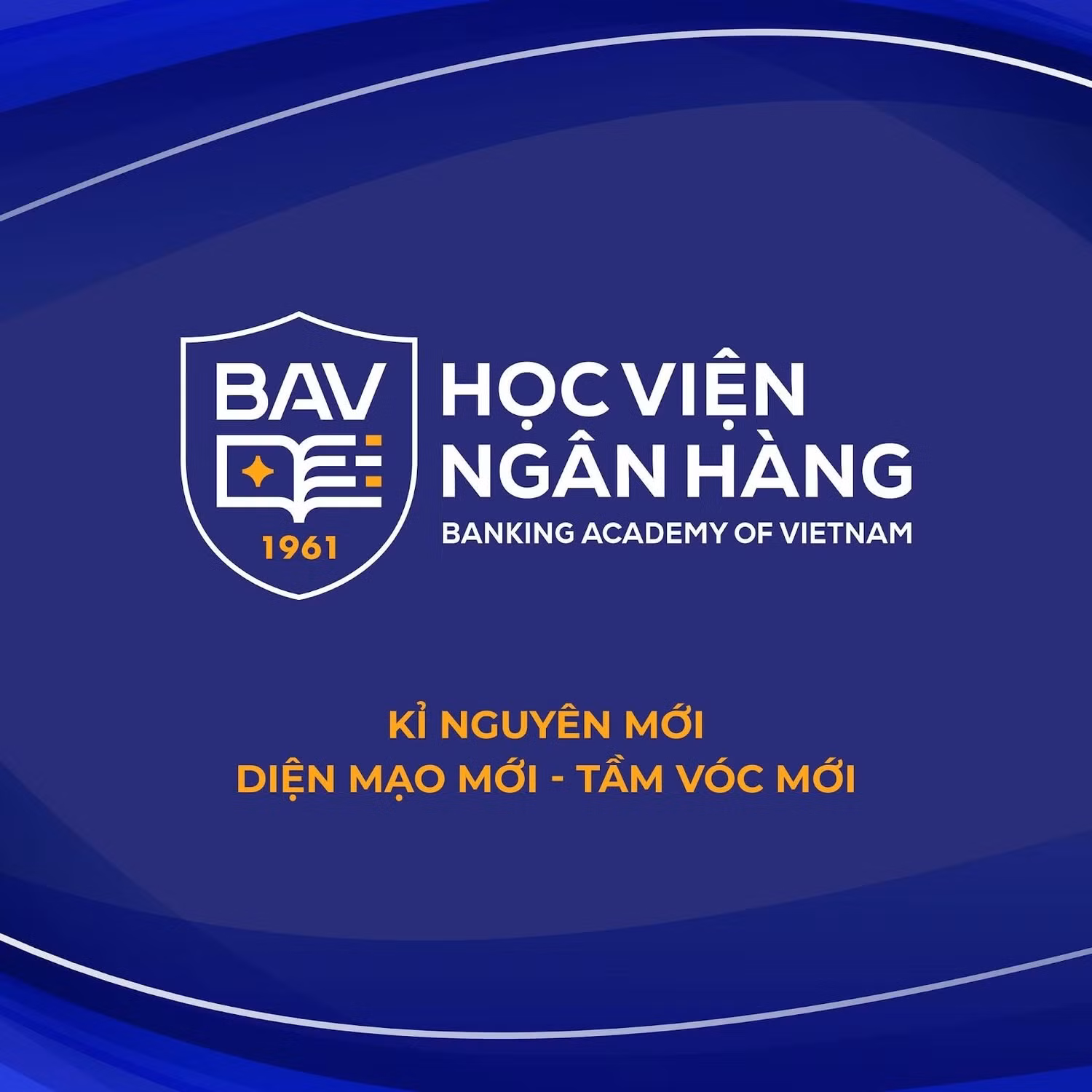 Logo mới của Học viện Ngân hàng. Ảnh: website nhà trường.