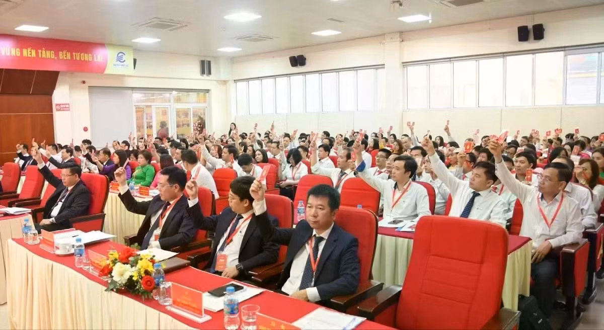 Đại hội với tinh thần nghiêm túc, dân chủ và nhất trí cao. Ảnh: EPU.