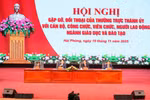 Hải Phòng tổ chức hội nghị gặp gỡ, đối thoại với cán bộ, công chức, viên chức ngành giáo dục