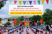 Hà Tĩnh: Độc giả băn khoăn tiền đồng phục, sách vở chuyển vào tài khoản Hiệu trưởng TH Thạch Hưng