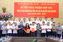 Đại học Thái Nguyên và UBND tỉnh Lào Cai ký kết thỏa thuận hợp tác giai đoạn 2026-2030