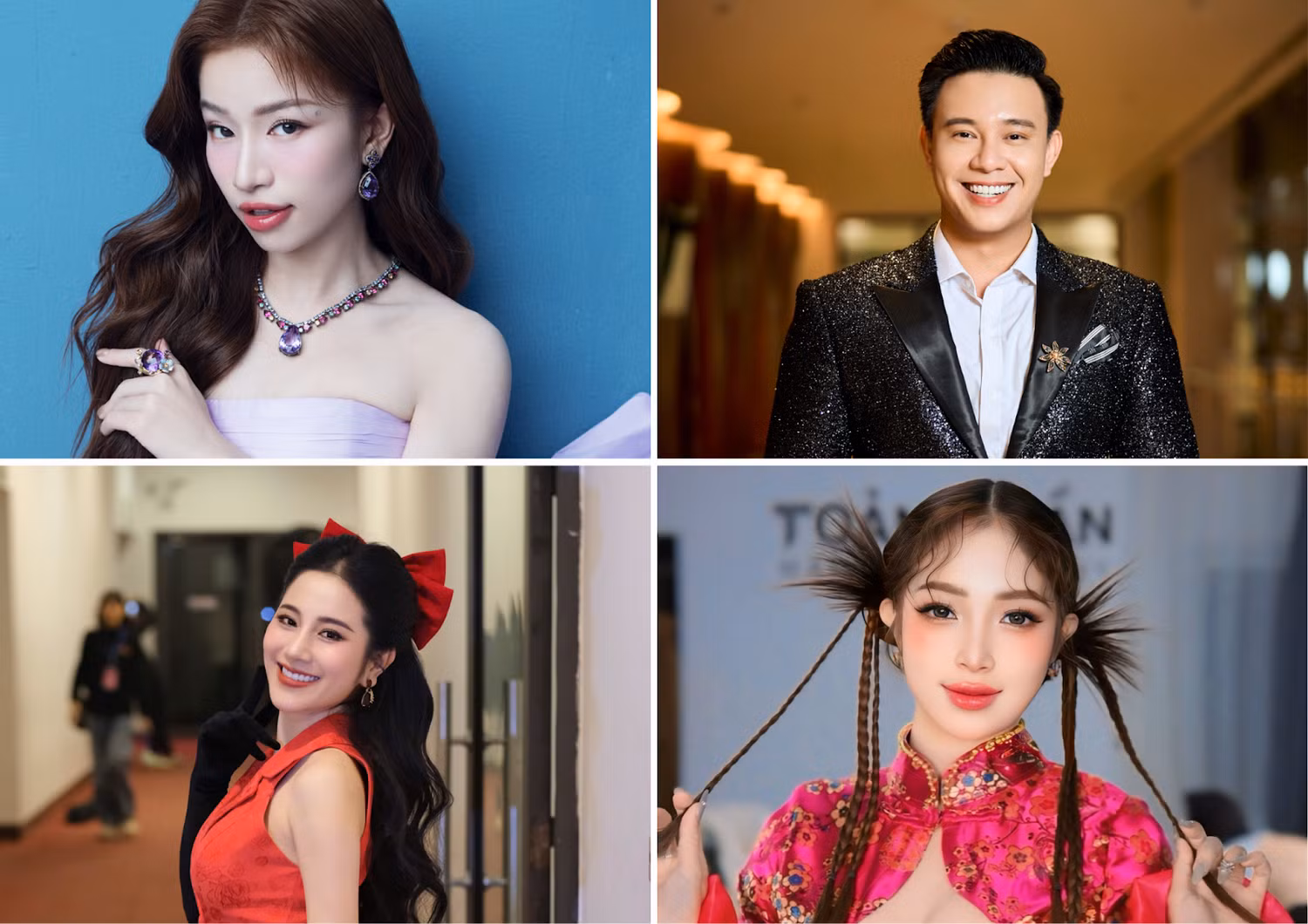Lâm Bảo Ngọc, Đông Hùng, Tố My và Hồng Minh (từ trái qua phải) – những giọng hát đầy nội lực tại đêm diễn thứ tư.