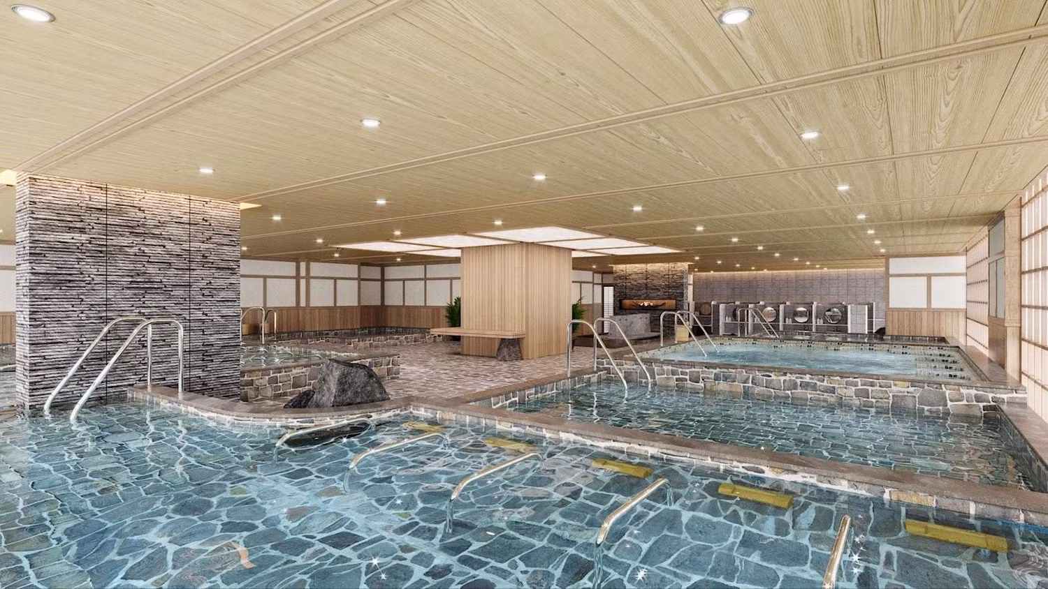 Tiện ích nghỉ dưỡng onsen tại Flamingo Cát Bà Resorts.