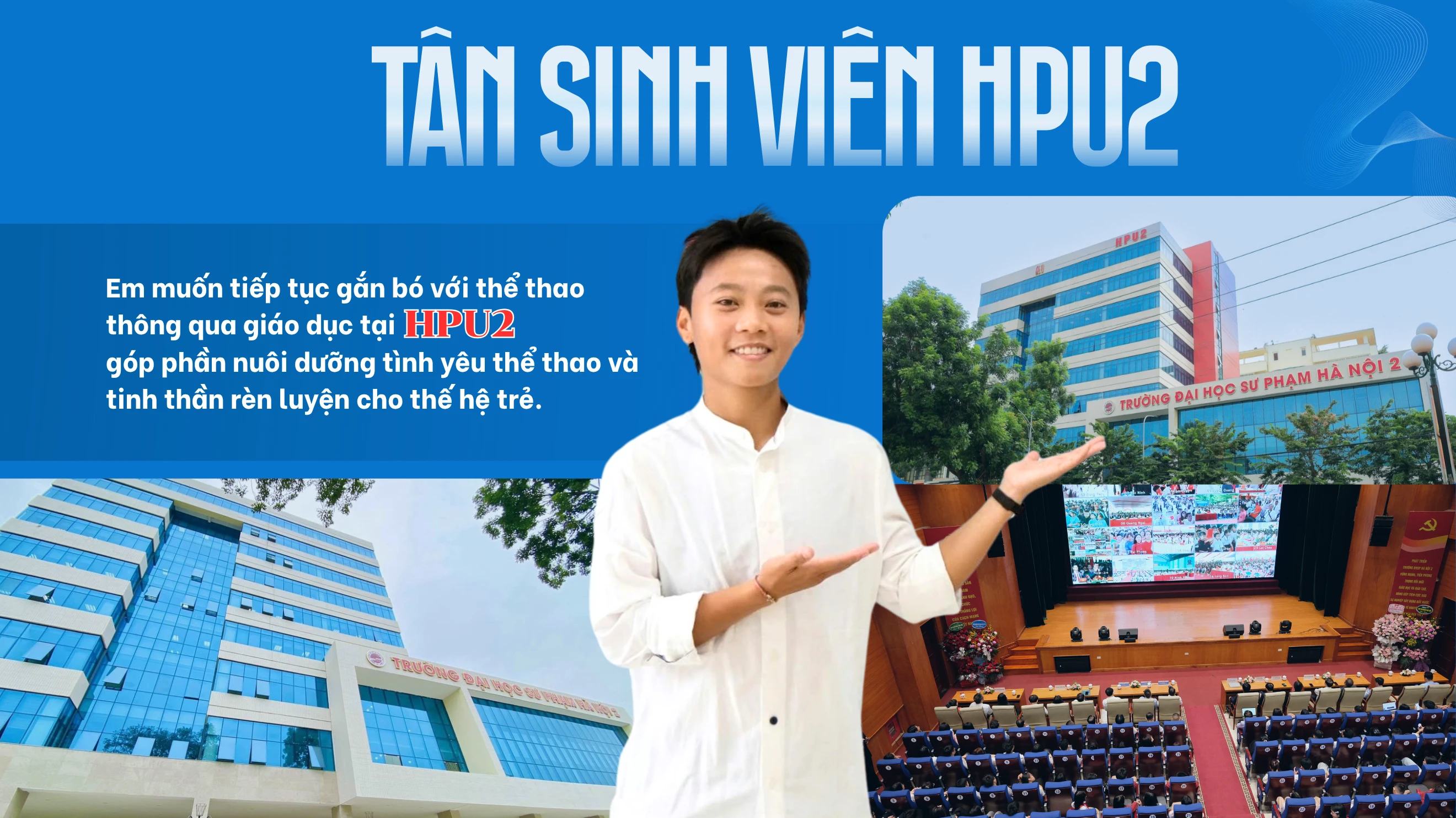 Nữ tuyển thủ quốc gia chọn ngành Giáo dục thể chất tại HPU2 để tiếp nối đam mê thể thao