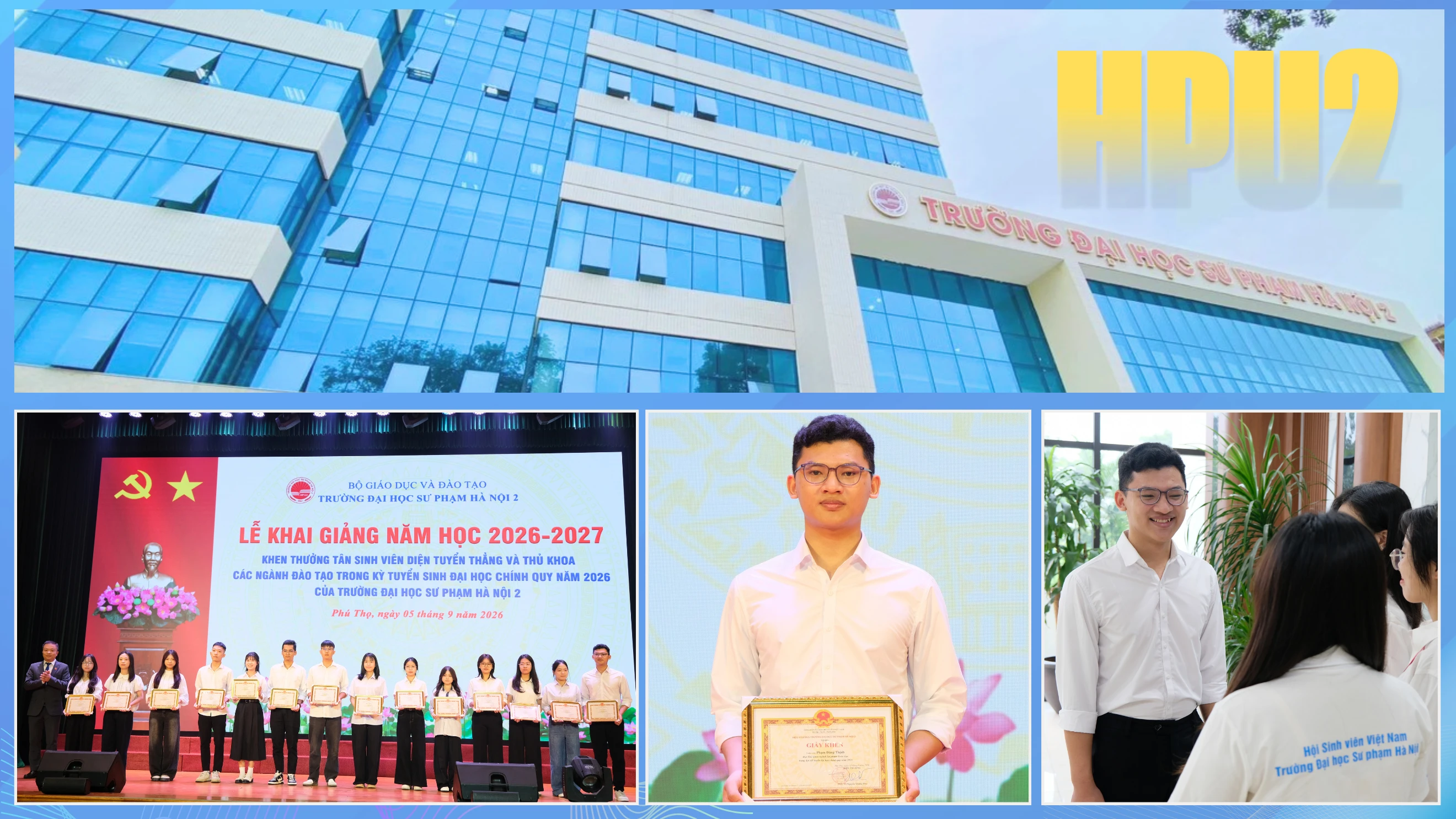 Thủ khoa đầu vào HPU2 chọn Sư phạm Toán học với khát vọng trở thành người thầy truyền cảm hứng