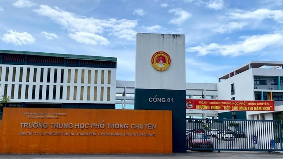 Trường Trung học phổ thông Chuyên Tuyên Quang. Ảnh: VGP