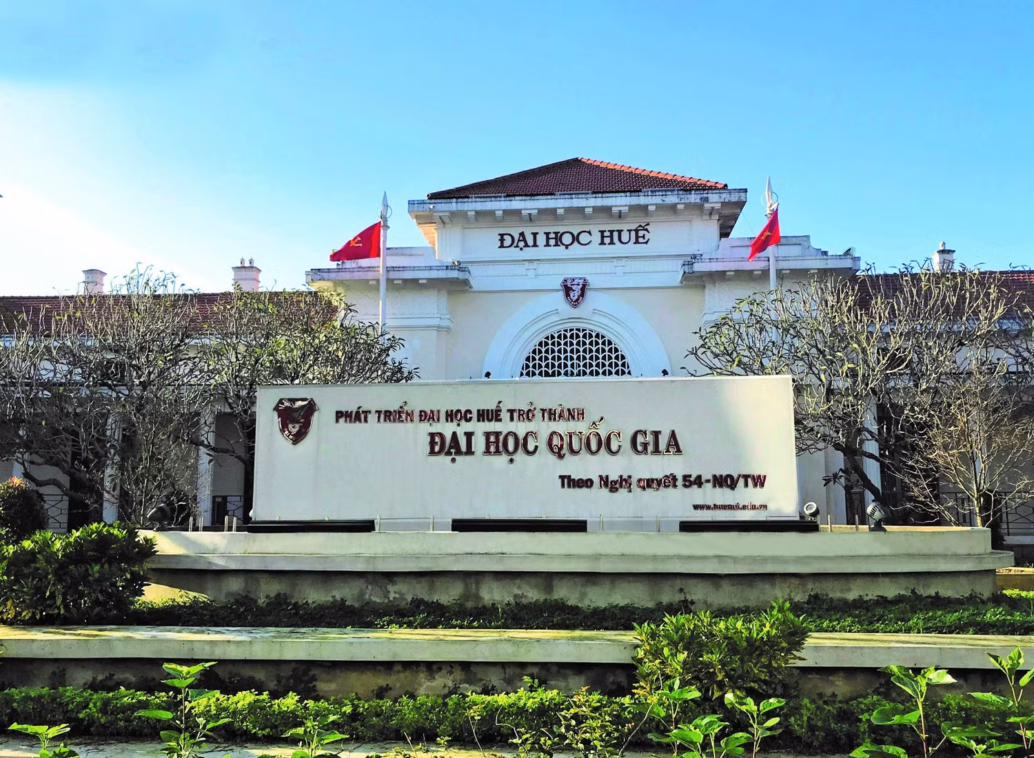 Đại học Huế. Ảnh: website nhà trường