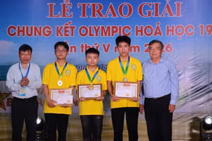 162 học sinh được vinh danh tại chung kết Olympic Hoá học 19-5 lần thứ V