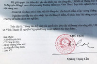 Thu tiền không đúng quy định, Hiệu trưởng MN Vĩnh Thanh bị kỷ luật cảnh cáo