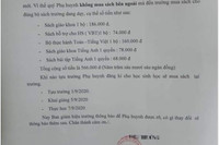 Bộ sách giáo khoa 186 ngàn đồng, trường bán kèm 380 ngàn đồng sách bổ trợ