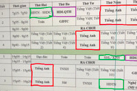 Ảnh phụ huynh cung cấp