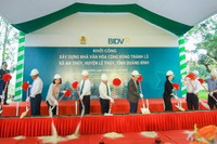 BIDV tặng nhà văn hoá cộng đồng tránh lũ tại Quảng Bình
