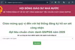 Xét GS, PGS 2025: Ứng viên thuộc 5 ngành, liên ngành sẽ kê khai hồ sơ trực tuyến