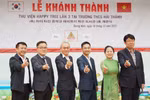 Trường THCS Hải Thành đón nhận tài trợ thư viện, phòng Tin trị giá 1 tỷ đồng