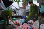 Khoảng 200kg nội tạng bẩn suýt thành...đặc sản