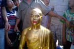 Sư trụ trì thay tượng Phật cổ bằng tượng mình ở Hà Nội 