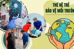 Đoàn thanh niên tổ chức hoạt động bảo vệ môi trường, phủ xanh đường phố