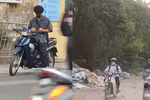 Nhà trường khó kiểm soát HS đi xe máy vì nhiều hộ dân quanh trường nhận trông xe