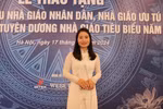 Nữ nhà giáo tiêu biểu với sáng kiến ứng dụng CNTT vào tính khẩu phần ăn cho trẻ