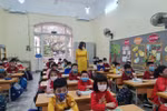 Học sinh Hải Phòng hào hứng, phấn khởi khi được trở lại trường