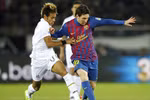 Góc ảnh: Messi 'đè' Neymar, Barca vô địch thế giới