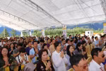 Hàng nghìn người dự lễ rót đồng tượng Quan Thế Bồ Tát trên đỉnh Fansipan 