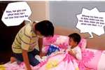 “Con kể chuyện này nhưng mẹ đừng… ghen nhé!”