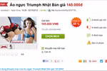 Áo ngực Triumph giá rẻ, nghi hàng giả rao bán nhan nhản 