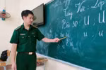 Thầy giáo 9X mang quân hàm xanh thắp sáng ước mơ cho trẻ em vùng biên giới 