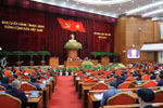 Thông cáo báo chí ngày làm việc đầu tiên của Hội nghị Trung ương 9