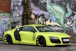 Siêu xe Audi R8 tuyệt đẹp với màu xanh cốm nổi bật