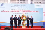 Trường ĐH Điện lực khai giảng năm học mới và nhận giấy chứng nhận kiểm định CLGD