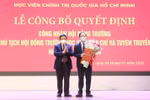 PGS Mai Đức Ngọc làm Chủ tịch Hội đồng trường HV Báo chí và Tuyên truyền