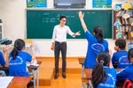 Hành trình 28 năm gắn bó với giáo dục của thầy Hà Huy Hiệp