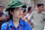 Rạng ngời sinh viên tình nguyện mùa thi