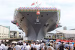 Tàu sân bay trực thăng Izumo có thể mang theo 20 máy bay F-35