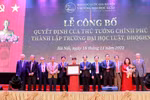 Công bố Quyết định của Thủ tướng Chính phủ thành lập Trường ĐH Luật, ĐHQG Hà Nội