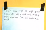 Tâm thư xin tiền tiêu vặt của bé lớp 2
