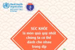 Bộ Y tế và WHO khuyến cáo người dân đón Tết An toàn