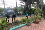 Bình Dương khử trùng, làm sạch trường học sẵn sàng đón học sinh đi học lại
